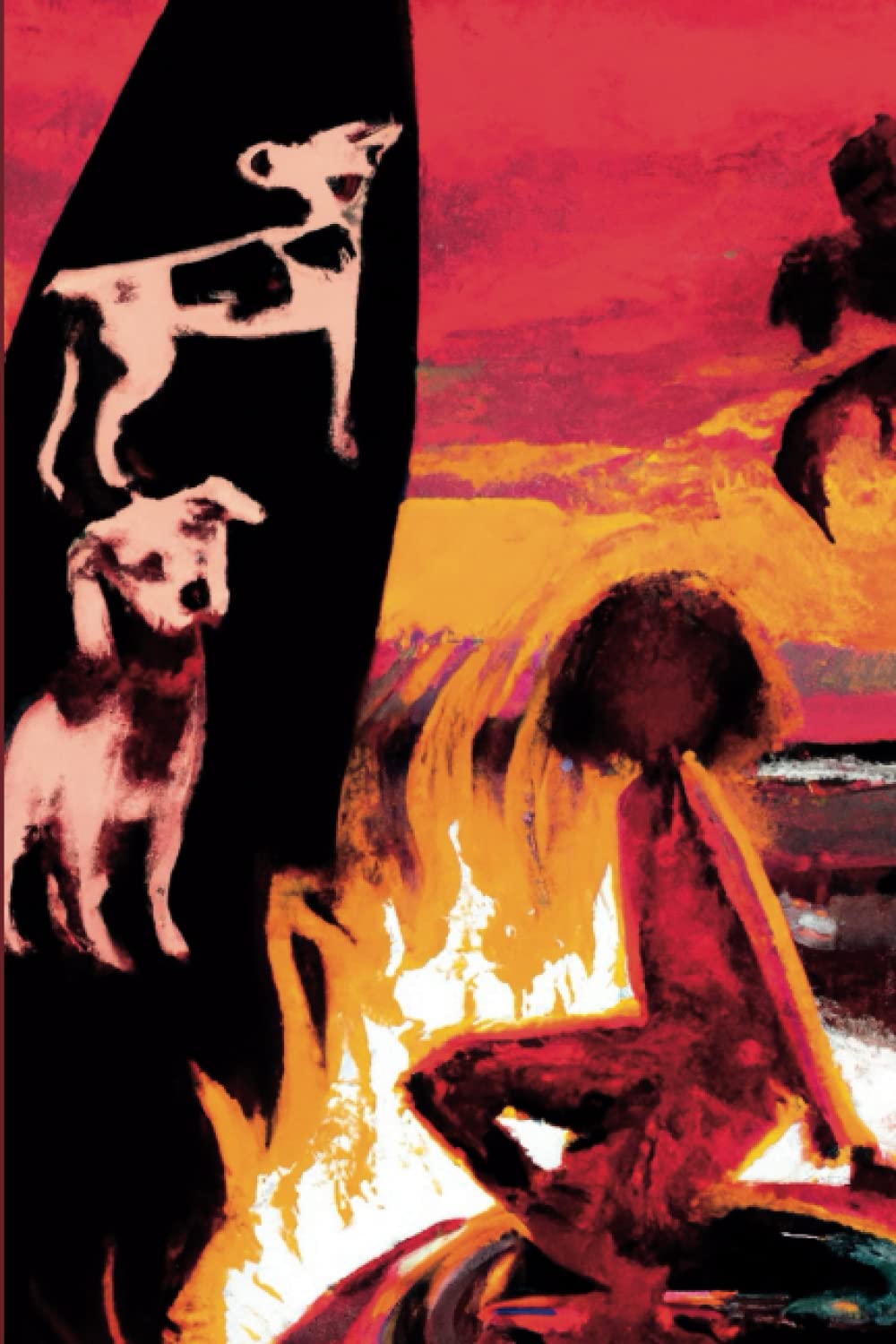 Bon fire surfer girl journal: notebook