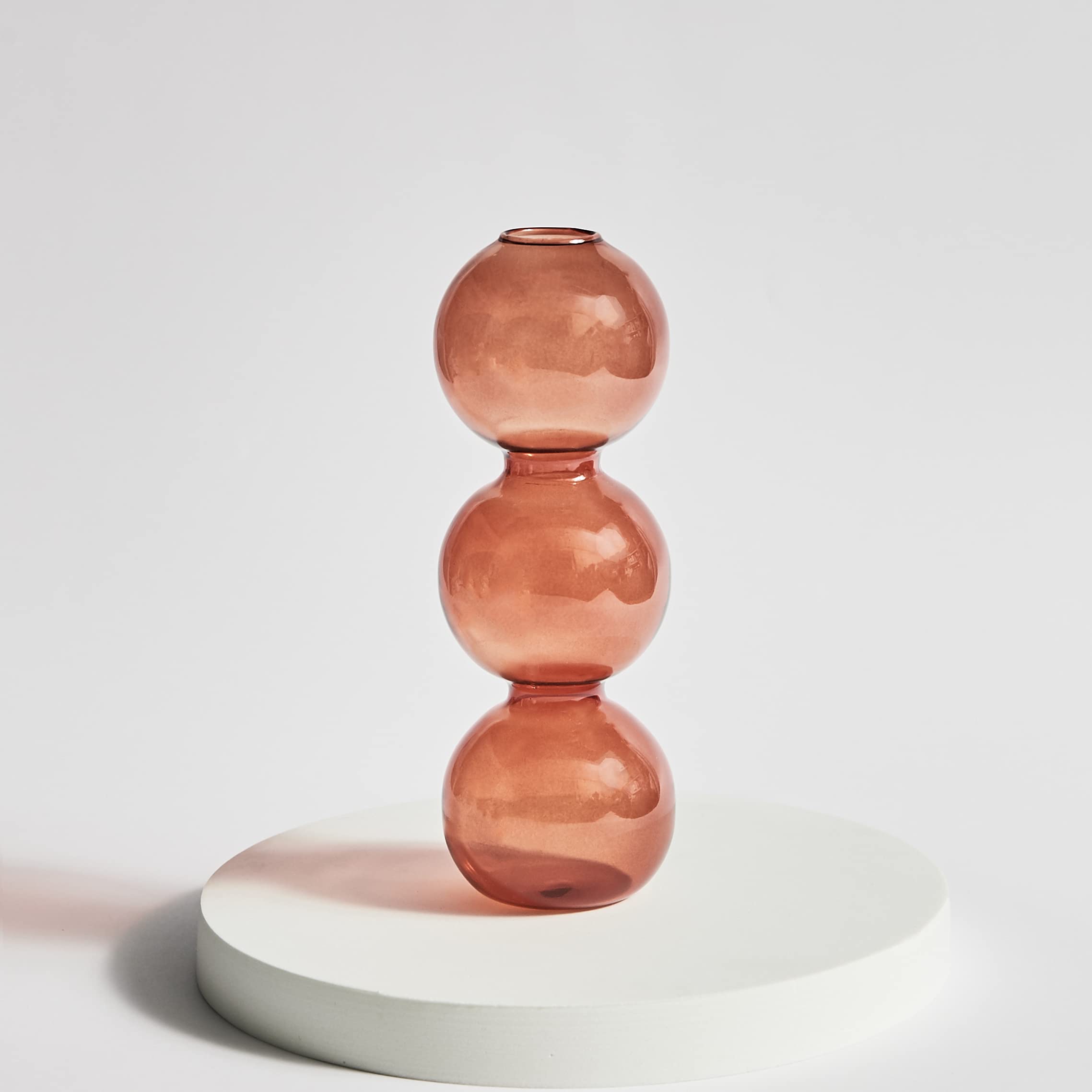 Bougeoir pour chandeliers en verre chic pour cadeau de pendaison