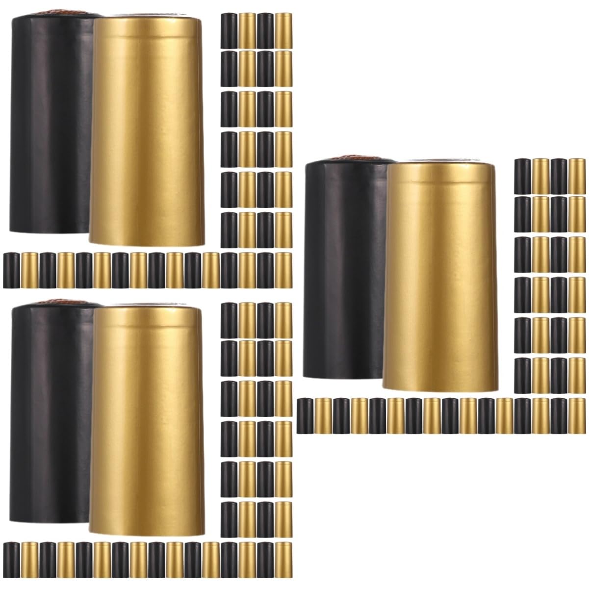 SOLUSTRE Sets Wine Bottle Sealing Shrink Wrap Heat Shrinkable Caps Bottle Seal Shrink Caps Prevent Preserve Flavors Pcs