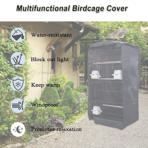 Syooy SYOOY-US-BCCGN Bird Cage Cover Good Night Birdcage Cover Universal Blackout Bird Parrot Cage Cover Durable Washable thumb #4