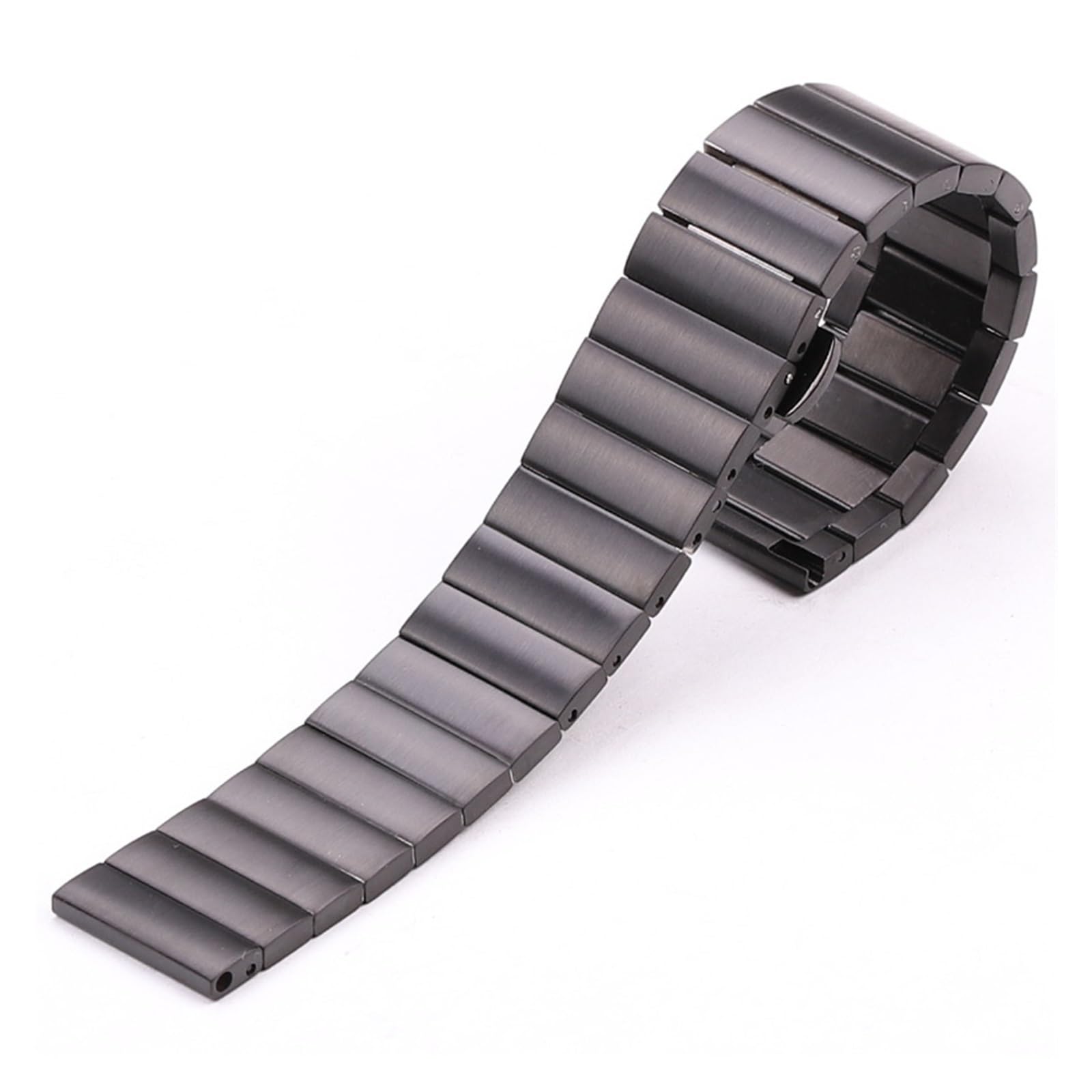 SiChouwz Correa De Reloj De Acero Inoxidable Macizo Correas De Reloj De Metal Cepillado