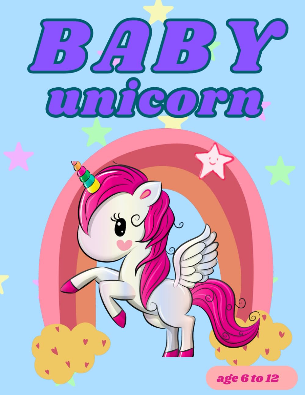 baby unicorn: coloring book