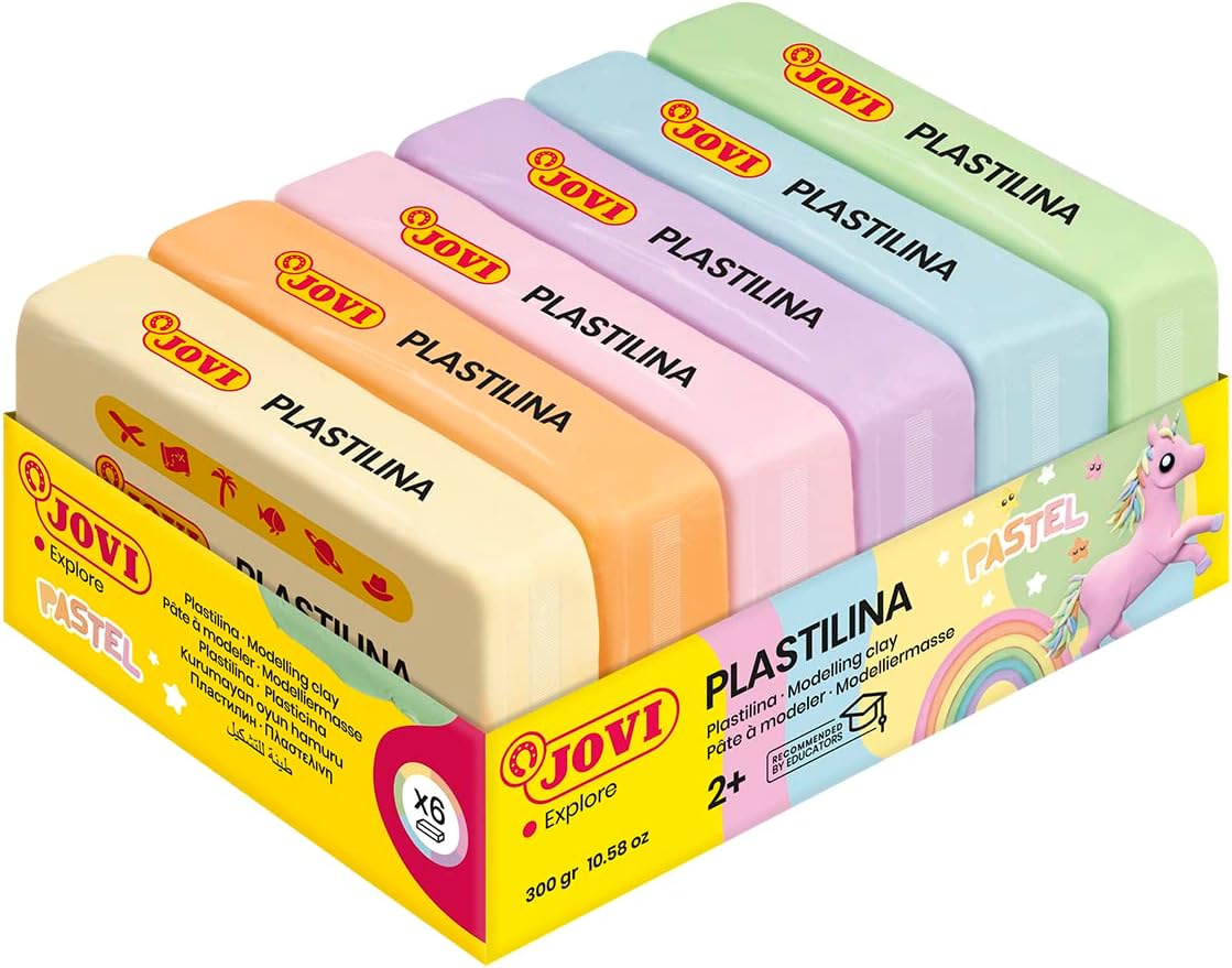 6 pastillas de plastilina Jovi Pastel por sólo 1,99€