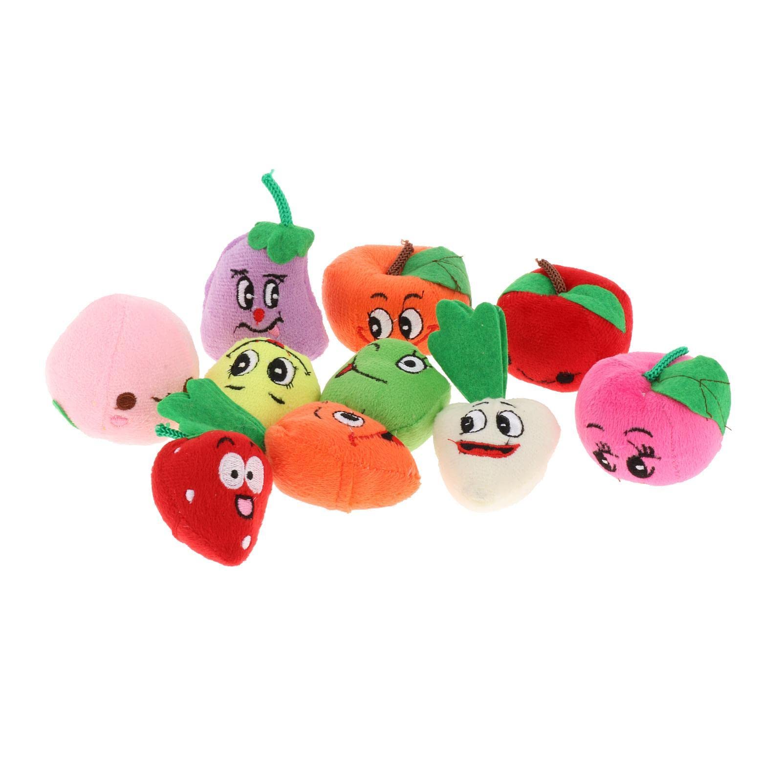 BNF Cartoon Funny Finger Puppets Doll Baby Educational Hand Puppet Toy Fruit SetBaby | Toys for Baby | Developmental Baby Toys10x Finger Puppets-image-22