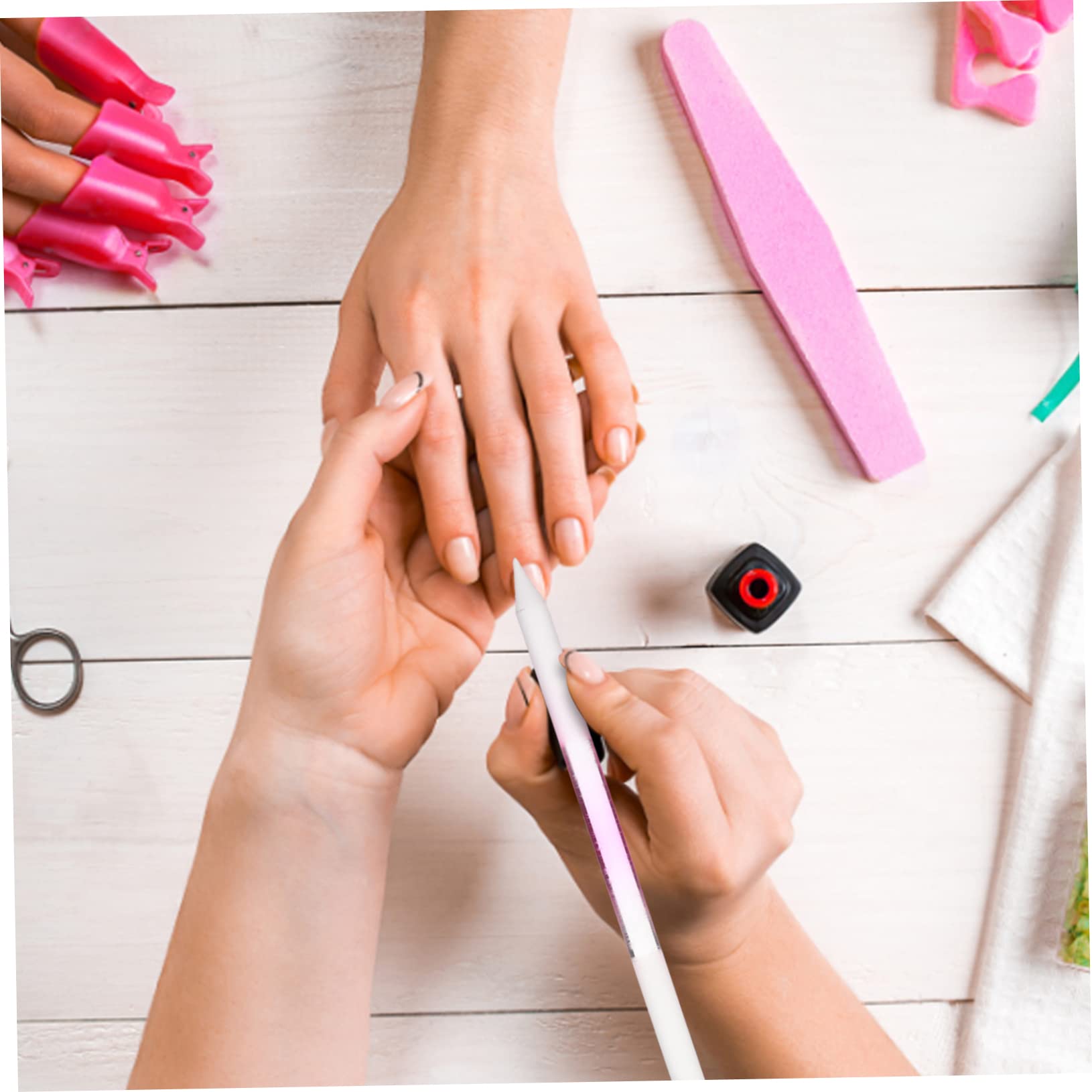 Healvian 15stücke Teiliges Glas-nagelfeilen Langlebige Maniküre-werkzeuge Für Professionelle Nagelpflege Für Zuhause Salon Farben Transparent