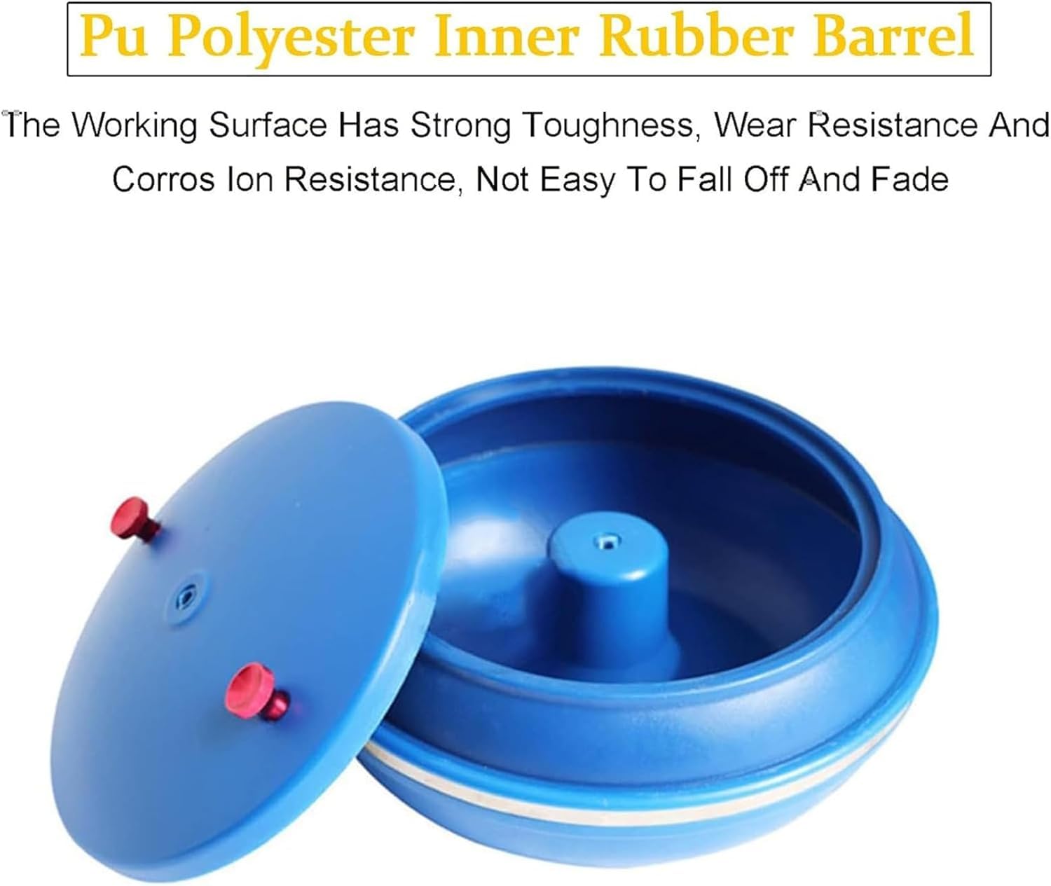 Vaso vibratorio eléctrico para pulir piedras y rocas, cuenco de 8 pulgadas, práctica máquina de volteo