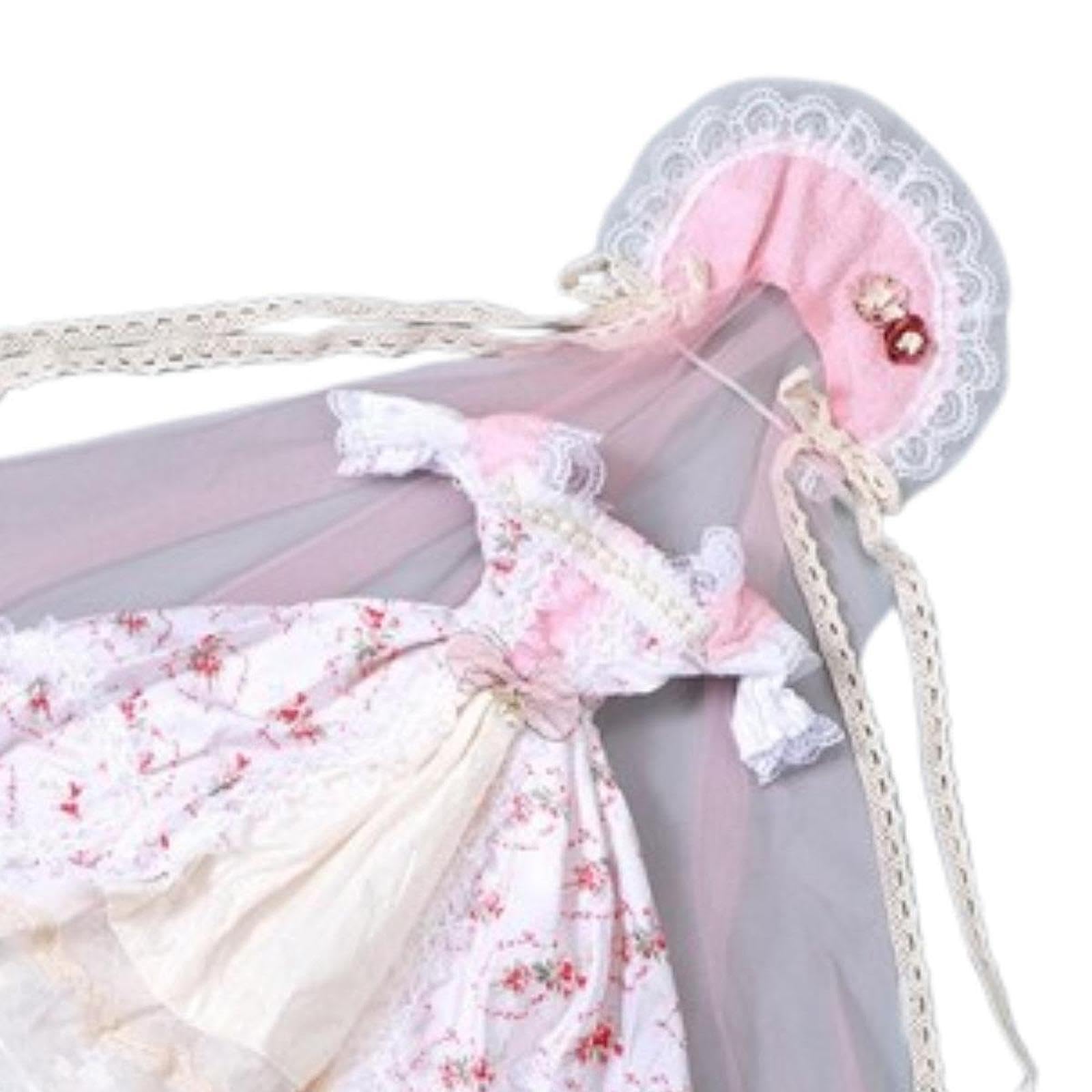Qianly 1/3 Puppenprinzessin Kleid Cosplay für 23,62 Zoll Actionfigur Puppe Hände An
