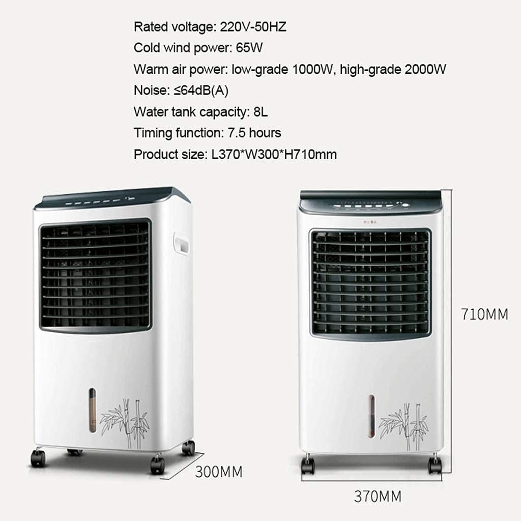 Air Cooler for Home Office Evapative Coolers Air Cooler Commercial Air Conditioning Fan Single Cold Type Household Mobile Small Air Conditioner (Color : Size :)