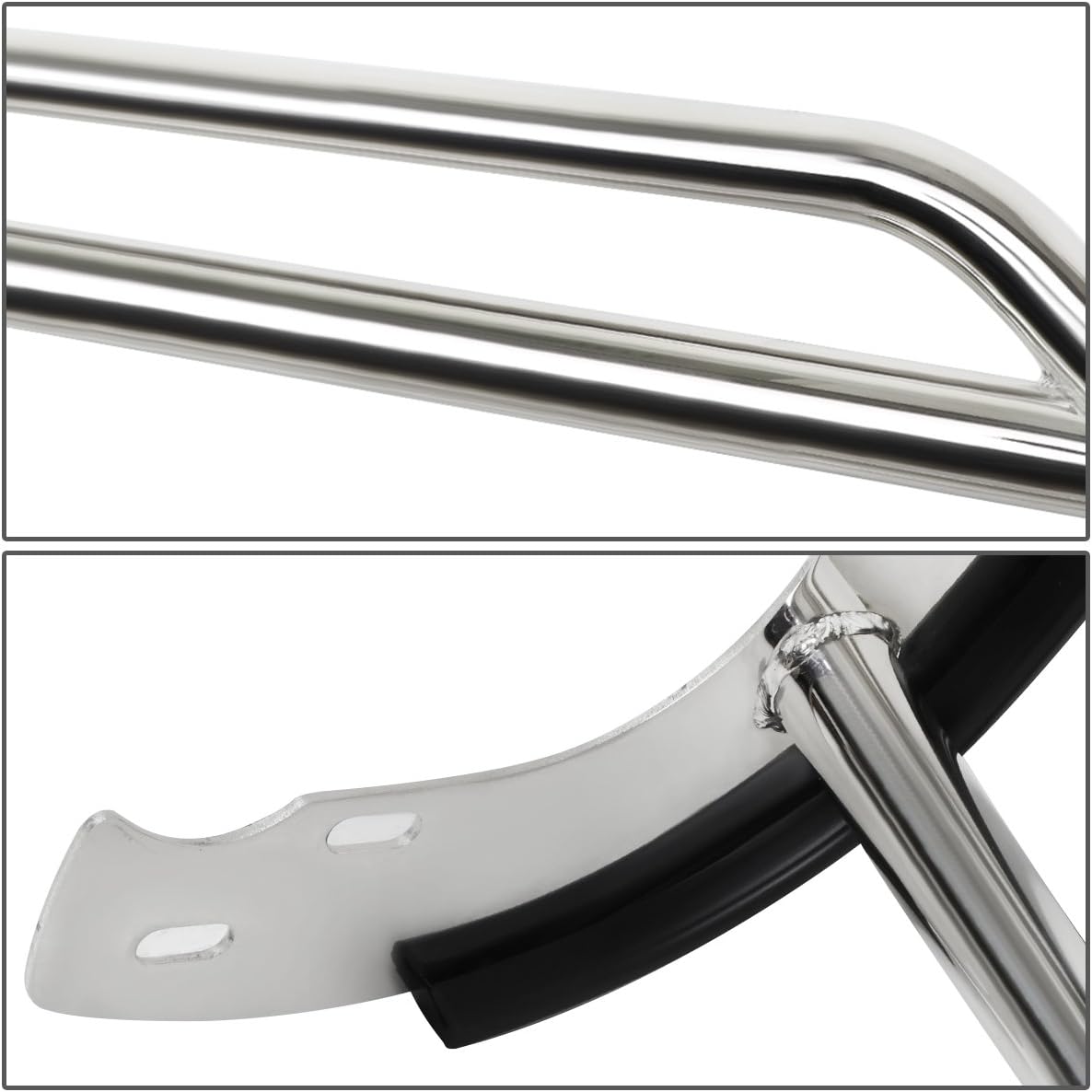 DNA MOTORING GRILL-G-039-SS Front Bumper Brush Grille Guard,Silver