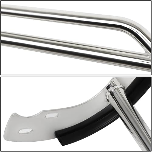 Miniatura 4 de DNA MOTORING GRILL-G-039-SS Parachoques Delantero Cepillo Rejilla Guarda, Plata