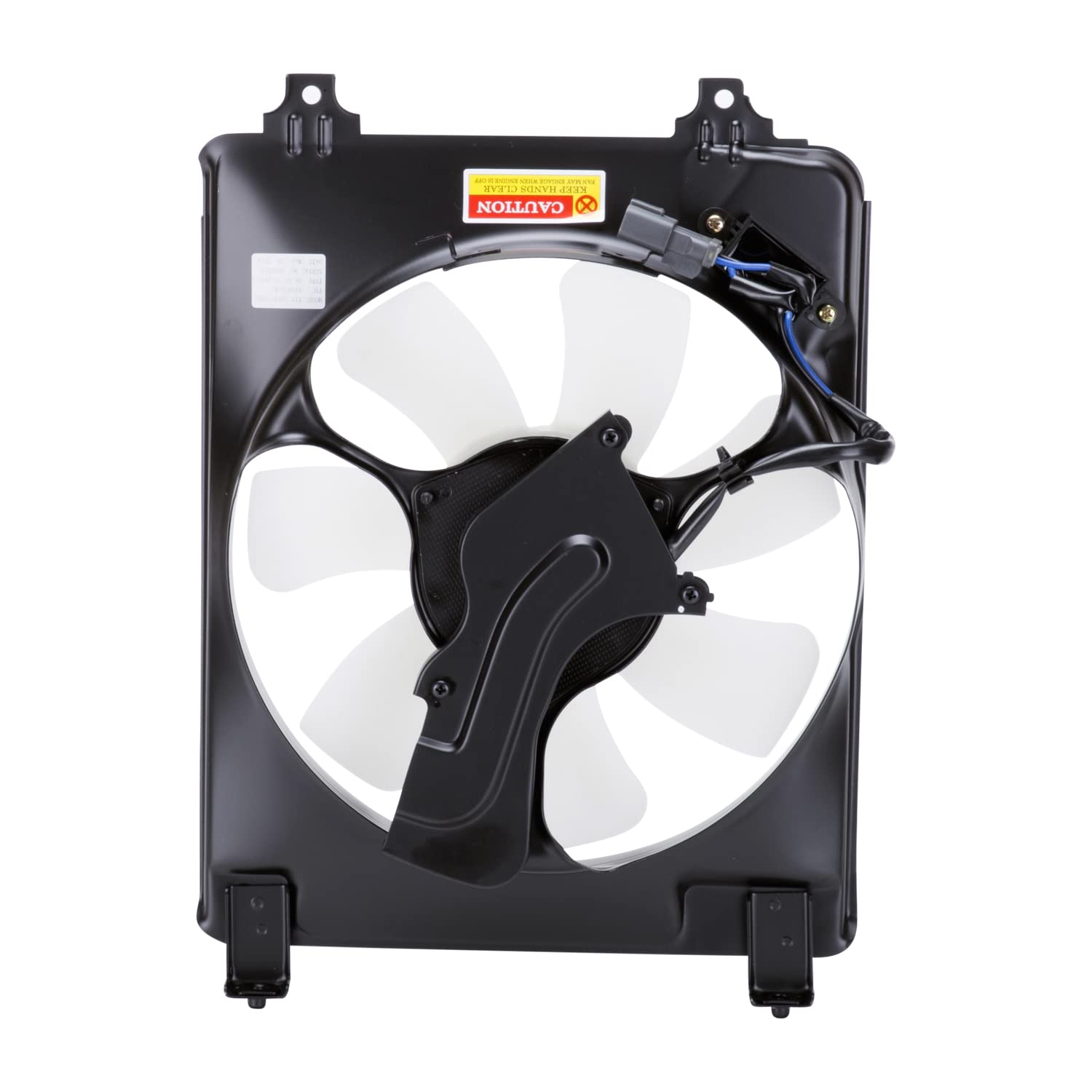 TYC 610970 Cooling Fan Assembly Compatible with 2006-2011 Honda Civic , Black