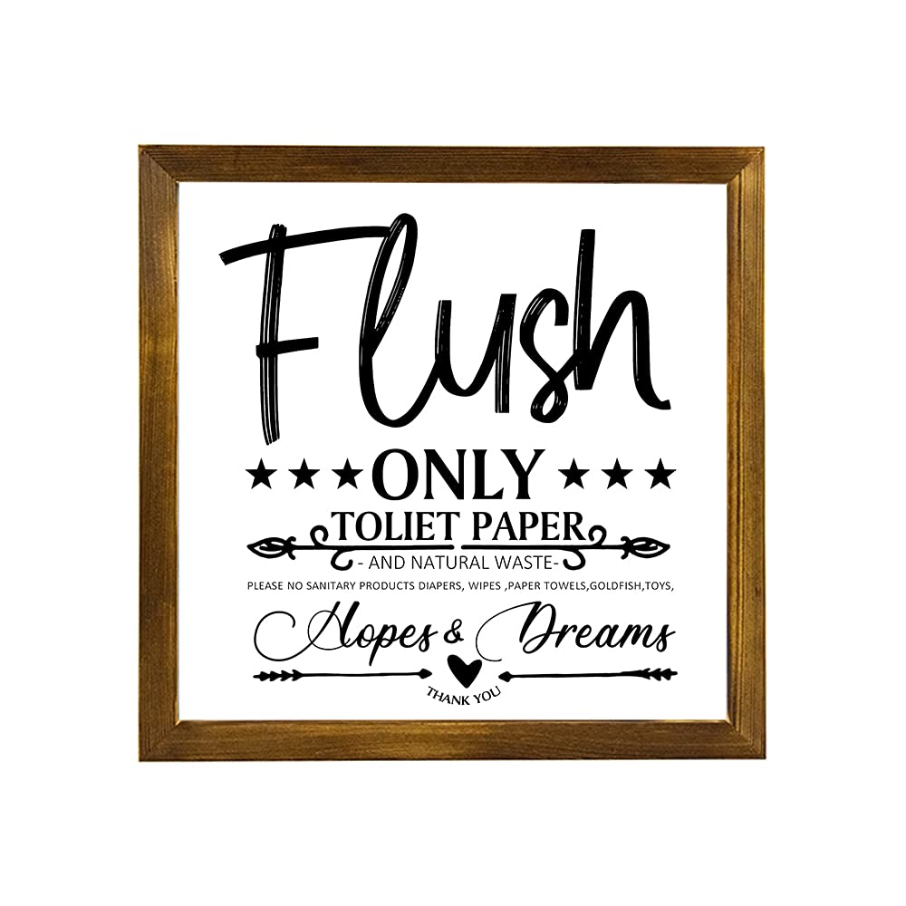 Buy by Unbranded Do not Flush Sign, Toilet Paper only, Funny Bathroom