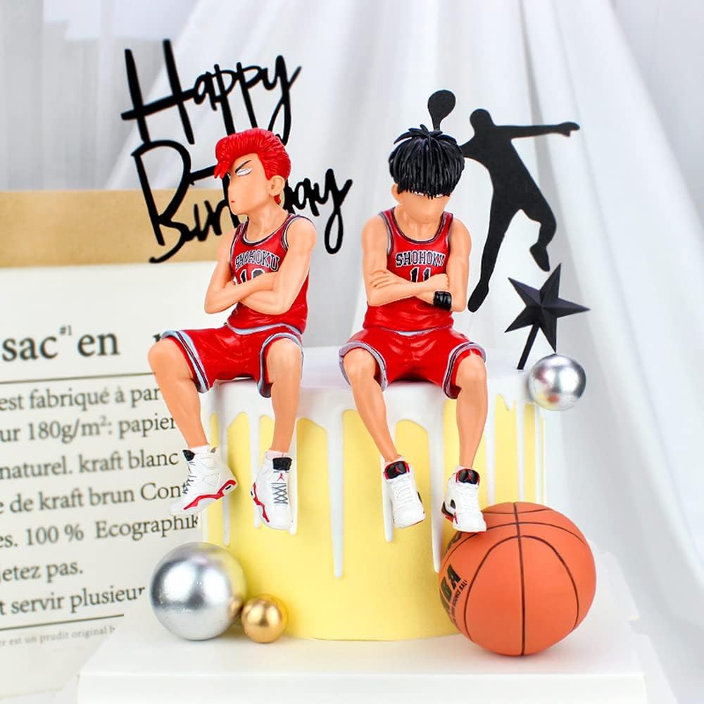 Slam Dunk Figure, Sakuragi Hanamichi, Kaede Rugawa, Ryota Miyagi, Hisashi Mitsui, Takenori Akagi, Car Decoration, Anime Figure, Set of 5 Types