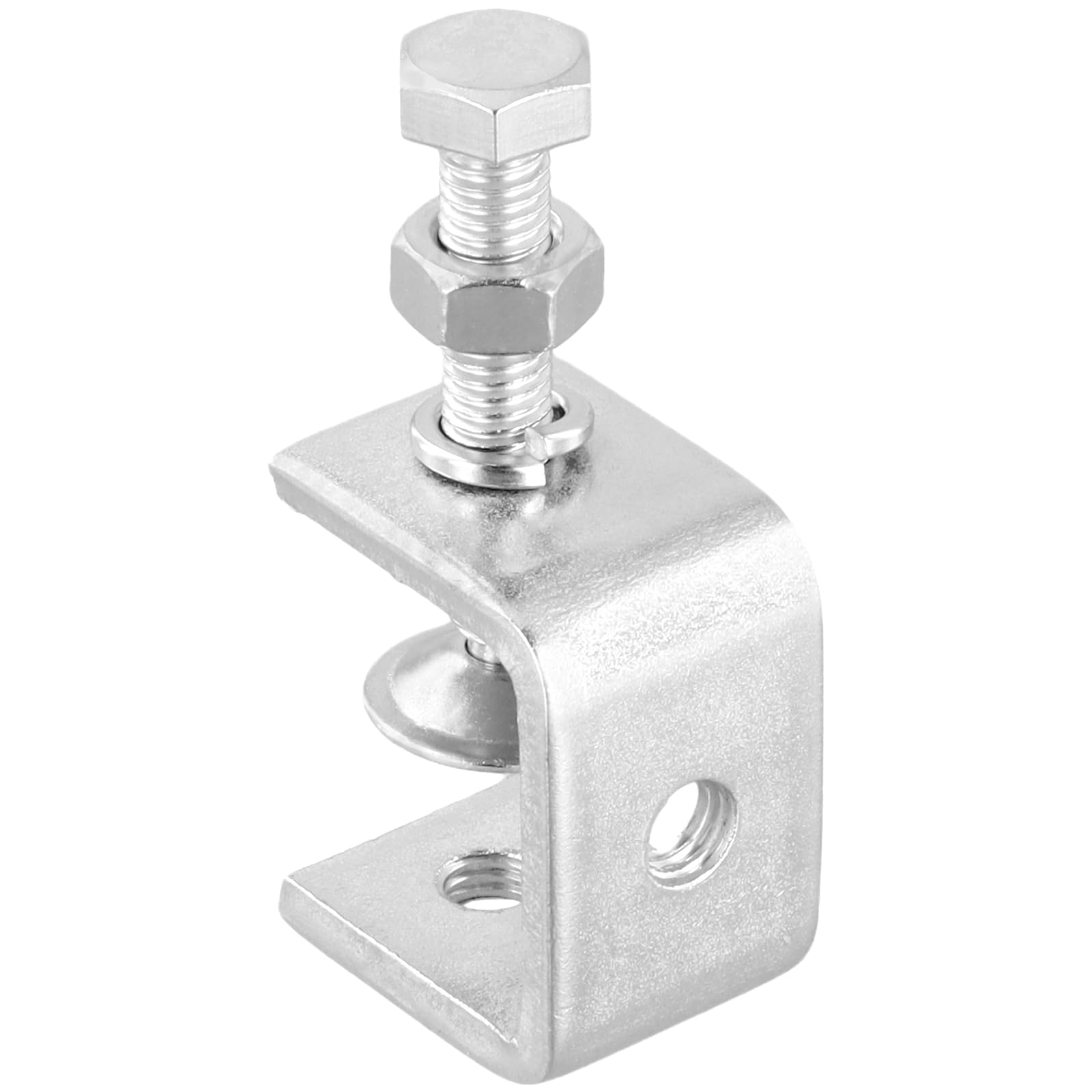 15 morsetti a C piccoli in acciaio inox da 30 mm, mini morsetto a C con apertura 304, morsetti a forma di tigre argentata per lavorazione del legno, saldatura