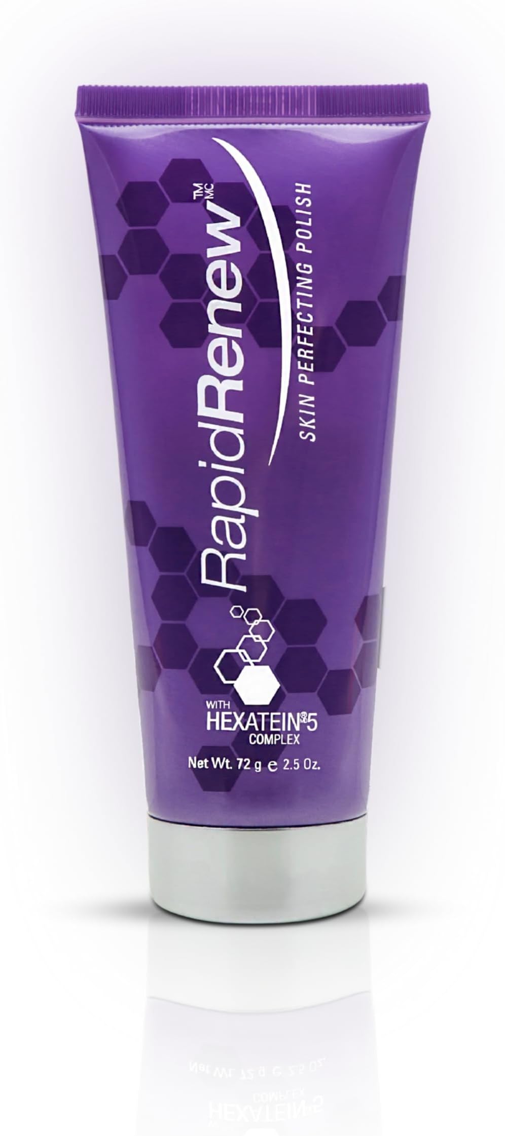 RapidRenew Skin Perfecting Polish – Exfoliating Face Wash and Facial Scrub with Vitamin C, Hexatein 5 Complex – Face Exfoliator for Women & Men, Pore Minimizer – 2.5 fl oz