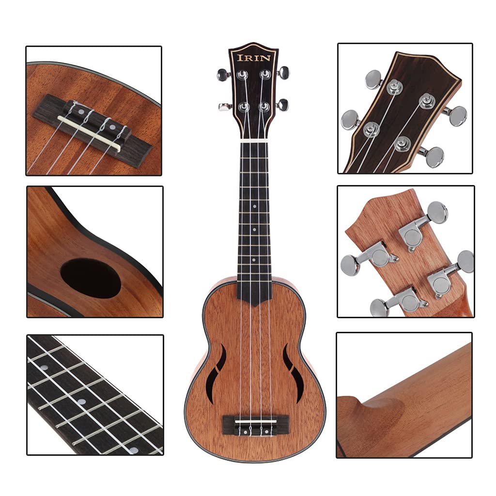 【入門セット】IRINのウォルナット材コンサート・ウクレレ【ウクレレ専門店】 入門セット】IRINのウォルナット材コンサート・ウクレレ