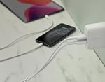 Belkin Double USB chargeur 24W (Double USB Chargeur mural pour iPhone 13, 12, 11, Pro, Pro Max, Mini, iPadS, 20, S20+, S20 Ultra, Pixel 4, Plus) USB-A Chargeur blanc
