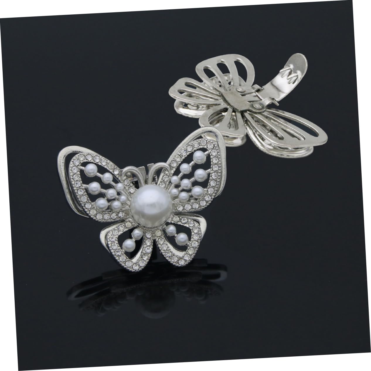 fibbia di strass hair charms hair jewelry scarpe sposa Nozze clip per cardigan gioielli per scarpe con strass da sposa gioielli con fermagli per scarpe da sposa lega Silver