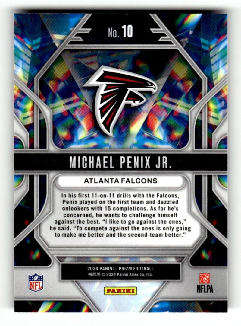 Amazon.com: 2024 Panini Prizm Prizmatic #10 Michael Penix Jr