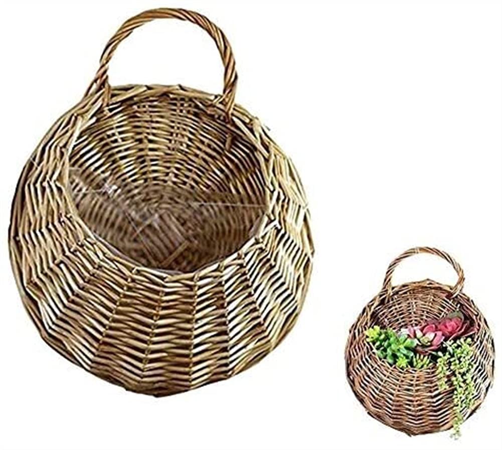 Panier de rangement noué main cache-pot bohème chic 37cm