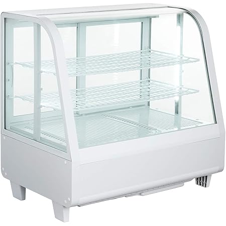 Amazon Hijiru 卓上冷蔵ショーケース100l ホワイト Hjr Tk100gsw Hijiru 冷蔵 冷凍ショーケース 通販