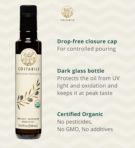 Miniatura 5 de Aceite de oliva con infusión de naranja y mezcla clásica de intensidad media Aceite de oliva virgen extra de una sola arboleda en Puglia, Italia.