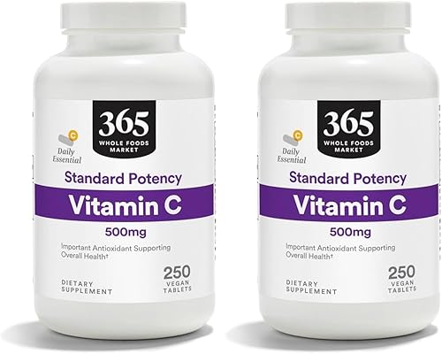 Miniatura 6 de 365 by Whole Foods Market Vitamina C 500 mg 250 tabletas