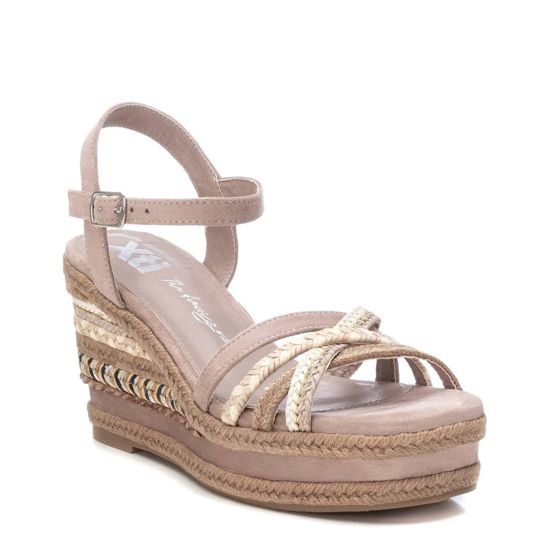 XTI Sandalias 142867 Negro -Altura tacón 6cm-