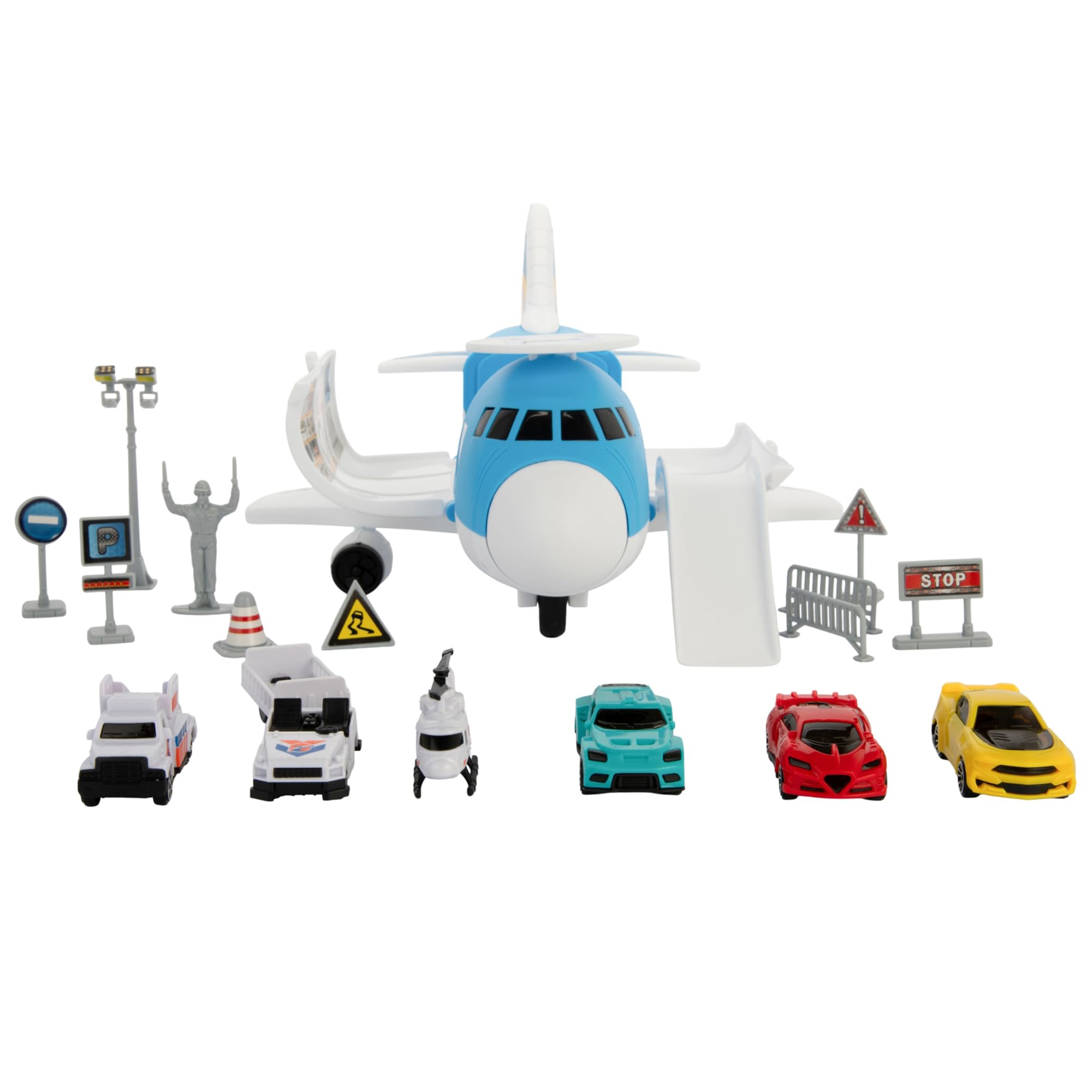 SHANNA Aerei Giocattolo Bambini, Telecomandato Giocattolo dell'aeroplano Aeroplano di Giocattoli Educativi per Veicoli, Elicottero Giocattolo con luci a LED e musica Ragazzo Ragazze Regalo (rosso