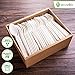 Ecovita 100% Compostable Spoons - 140 Large Disposable Utensils (6.3 in.) Eco Friendly Durable and Heat Resistant Alternative to Plastic Spoons with Convenient Tray 2