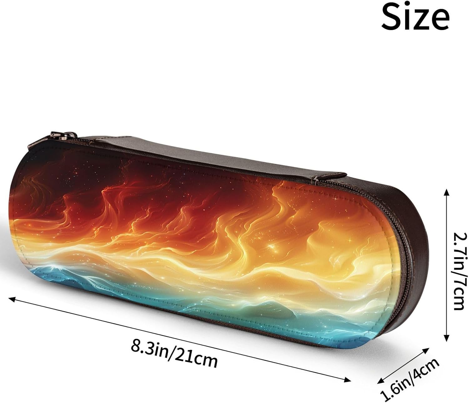 flame Leather Multi Slot Pen Storage Case image 4