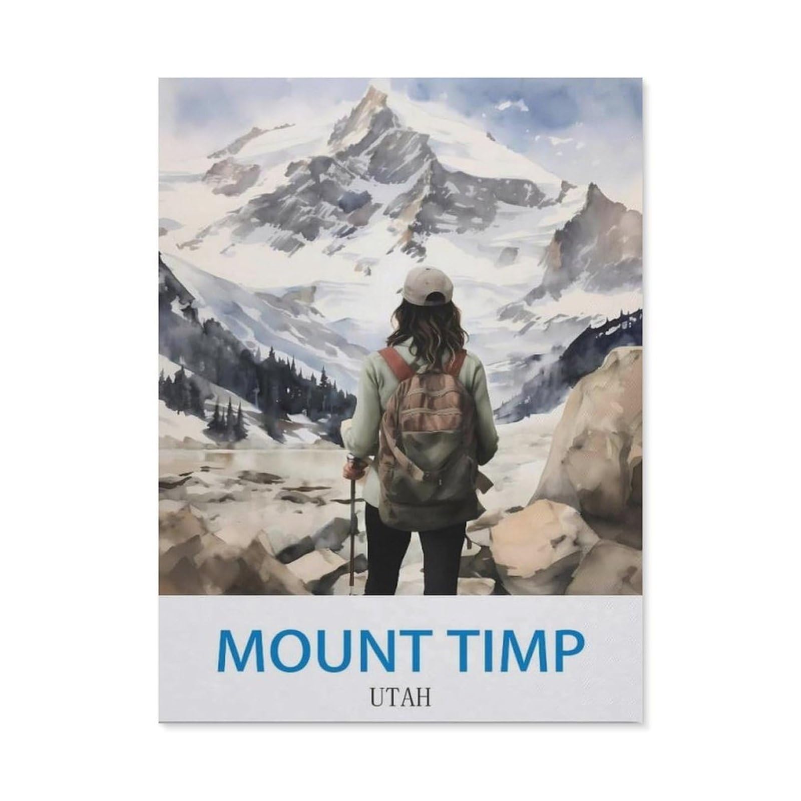 BEAYODKP Diamond Painting Kits ，Mount TIMP Utah（50 x 60 cm）