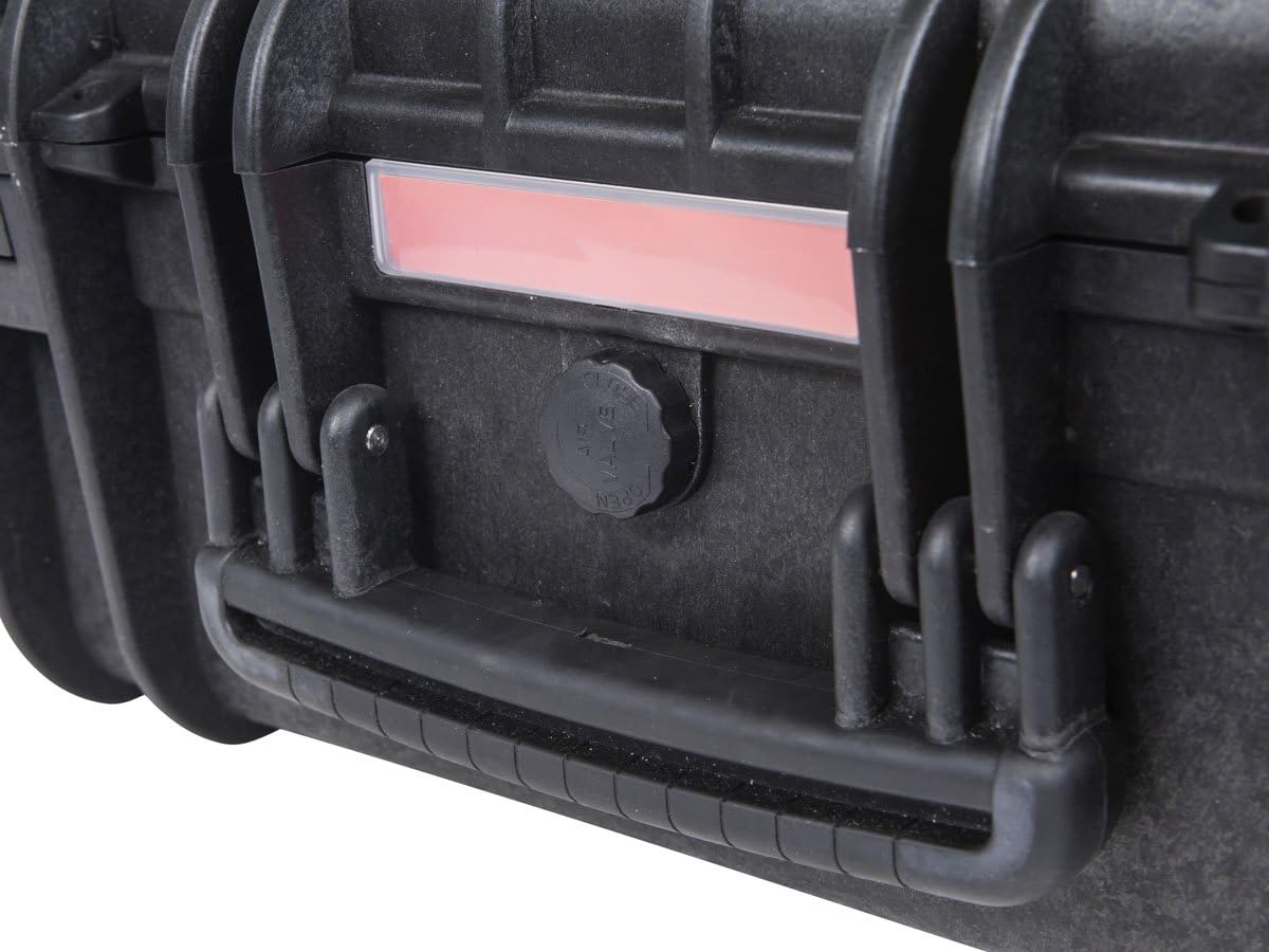 Monoprice Weatherproof / Shockproof Hard Case - Black IP67 level dust and water protection up to 1 meter depth with Customizable Foam, 19" x 16" x 8" : Electronics