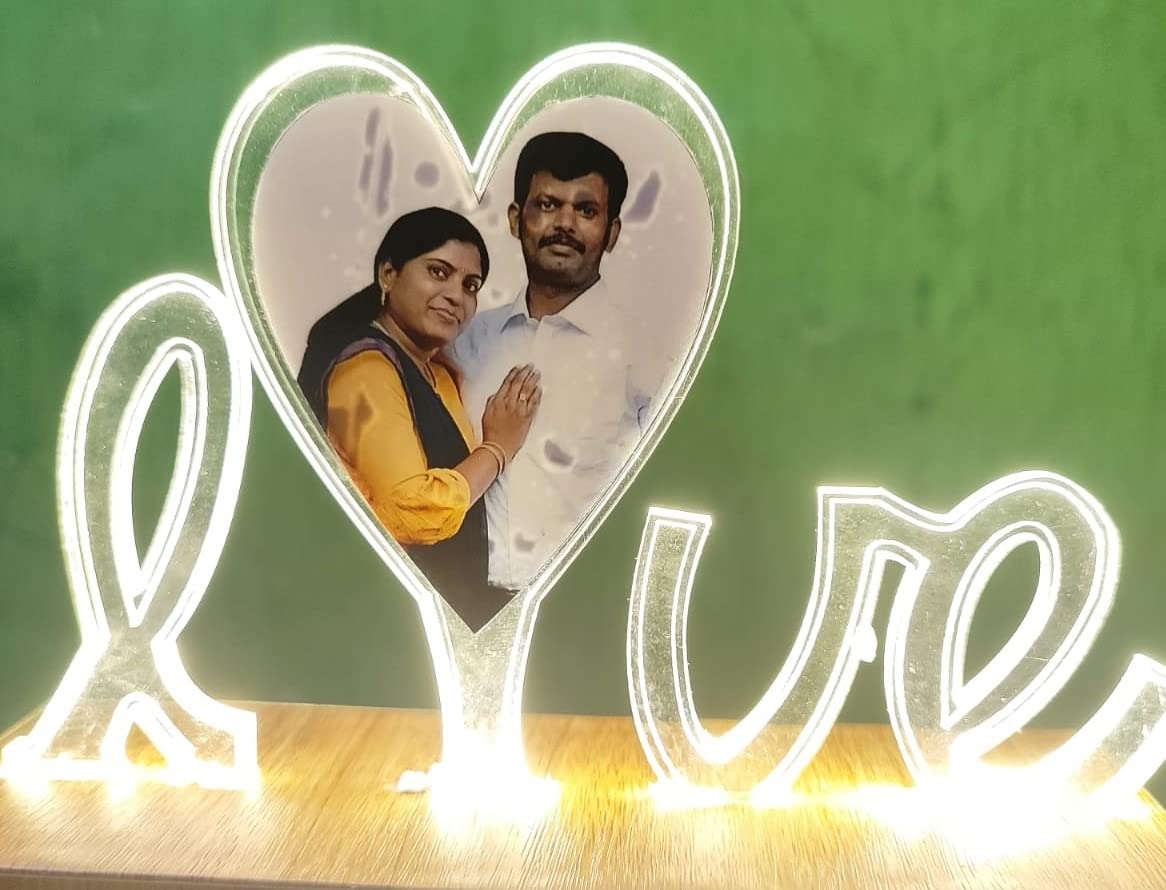 Buy ZOCI VOCI Live Love - Personalised Laser Cut LED Night Lamp | LED ...