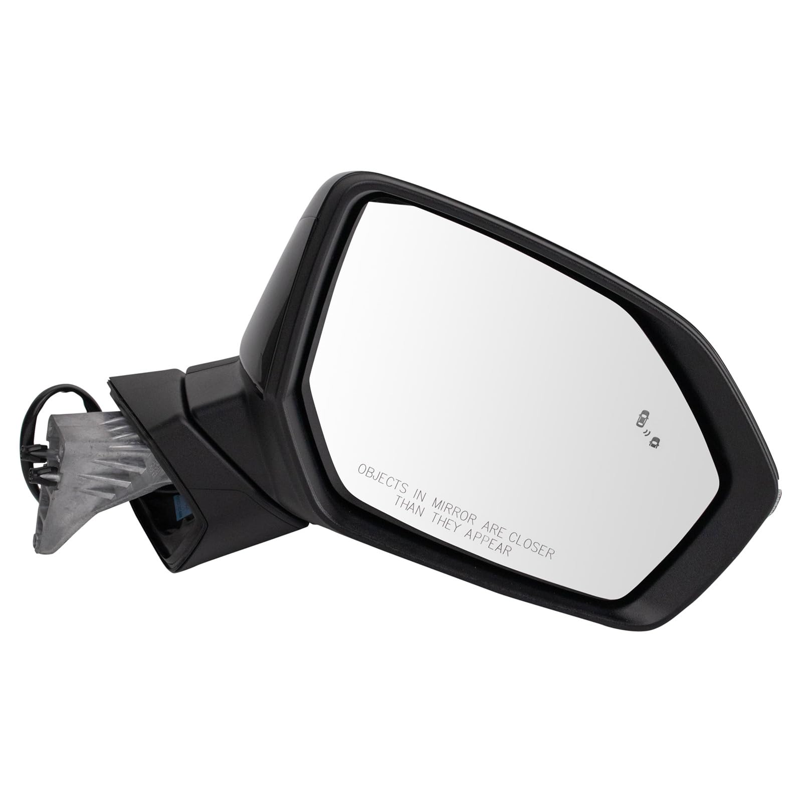 RAID　美品　22EXIST2500S Amazon.com: Passenger Side Power Heated Mirror Smooth Black Paint