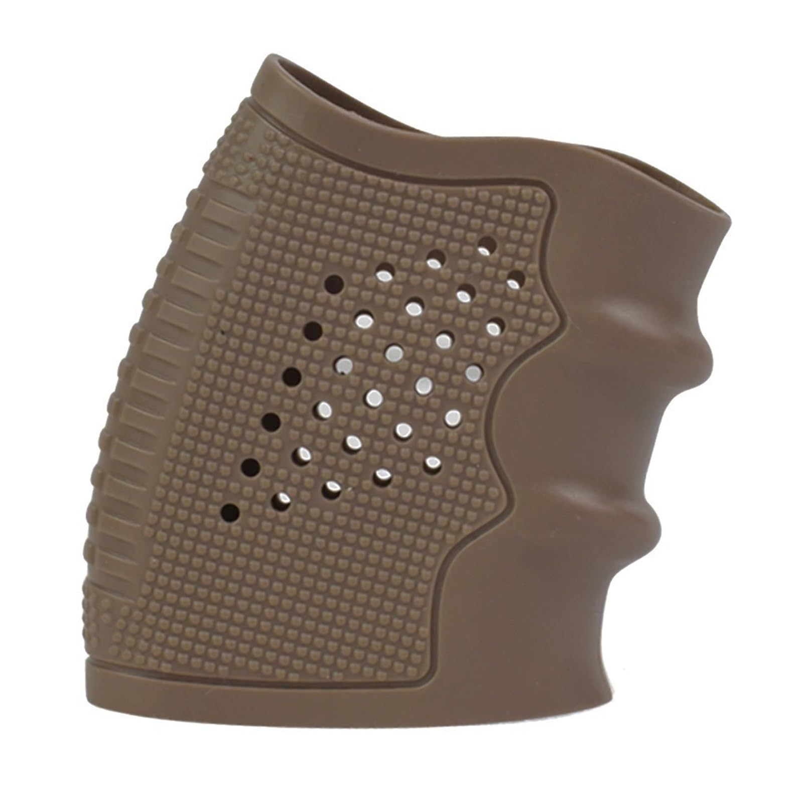 Guanto tattico in gomma for pistola 17 antiscivolo Airsoft Handgun Sleeve Holster Gun Handle Protect Cover Caccia