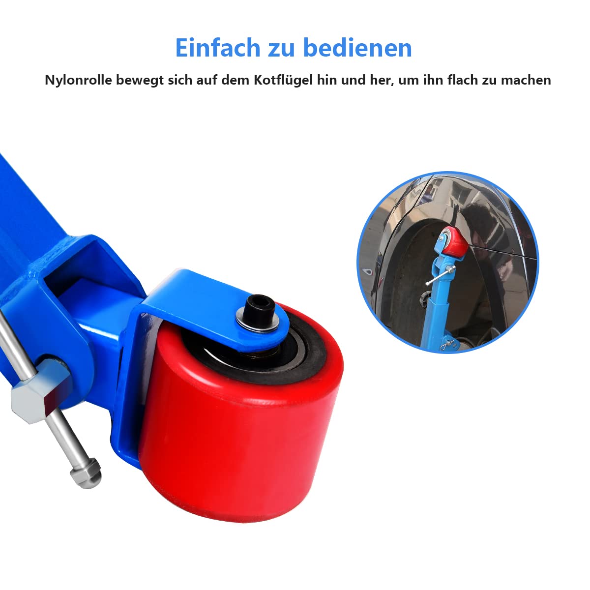 COSTWAY Bördelgerät Bördelrolle, Bördelwerkzeug für Kotflügel Pkw/Kfz/LKW, Profibördelgerät Fenderroller, Kotflügelroller mit verstellbarem Arm, Auto Roller Metall, Werkzeug Fender Universial