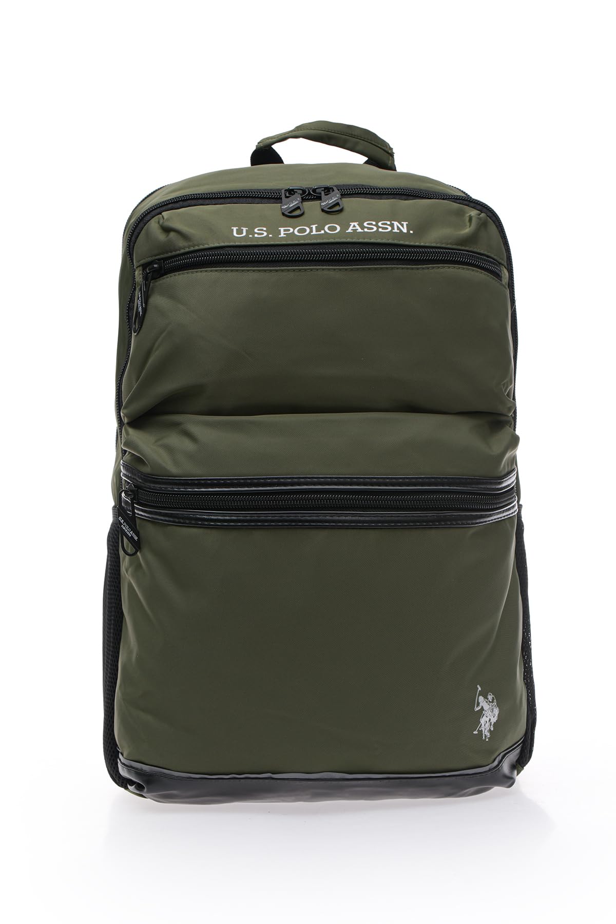 U.S. POLO ASSN. U.S. Polo. Assn. Unisex Okul Çanta Seti Plset2413211,Haki Tek Ebat