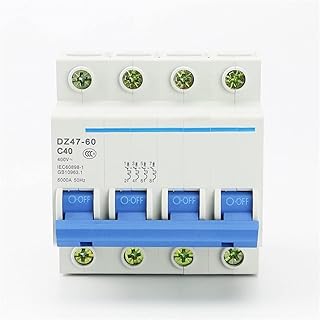 DZ47-60 4P AC 230/400V Breaker Type C Short Circuit Protector 1Pcs (Size : 4, Color : 25S)