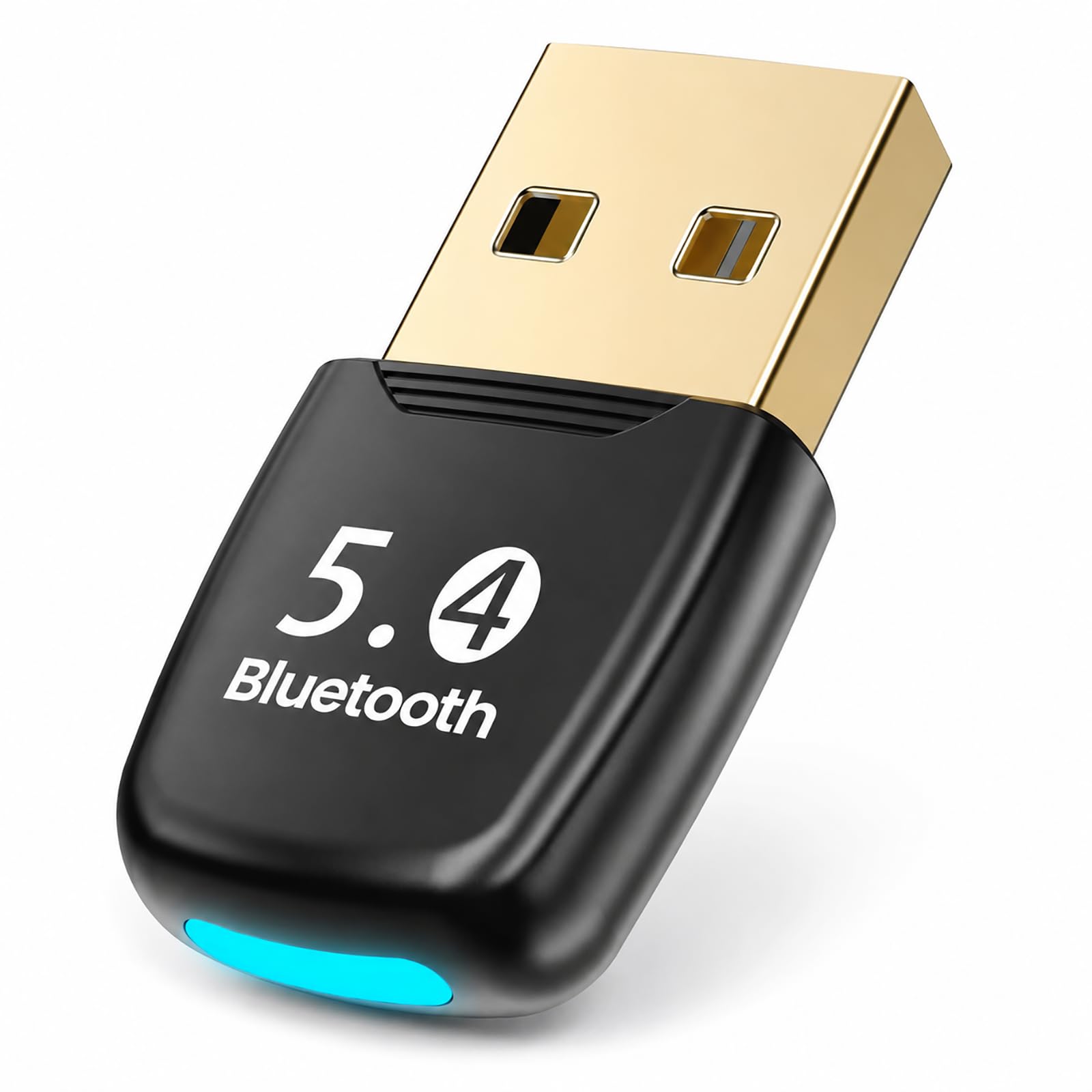Bluetooth Adapter PC, Bluetooth 5.4 Dongle USB Adapter PC Laptop Plug & Play EDR Low Latency Bluetooth Stick Windows 11 10 8.1 7 USB Empfänger Kopfhörer Lautsprecher Tastatur Maus Drucker Gamepad
