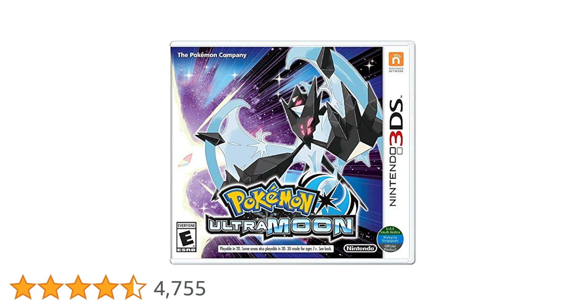 Amazon | Pokémon Ultra Moon (輸入版:北米) | ゲームソフト