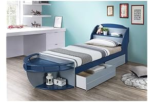 Acme Neptune II Twin Boat Bed - Nautical Sanctuary for Little Sailors