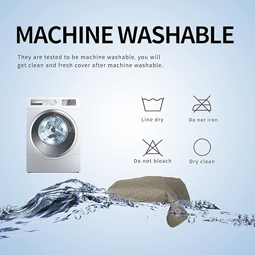 Miniatura 8 de Easy-Going Funda de cama 100% impermeable para perro, manta antideslizante para muebles, funda de sofá lavable, funda de sofá de replacer (30 x 70