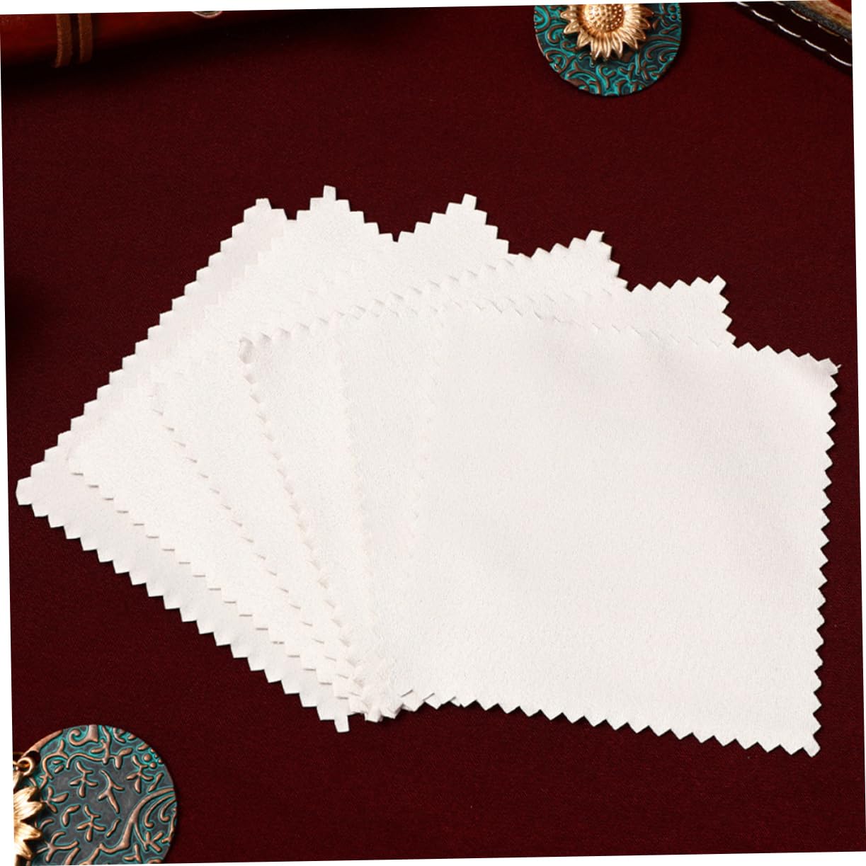 FRCOLOR Panno per La Pulizia Lucidatura in Microfibra per Gioielli Pulitore Panni per La Pulizia dei Gioielli Salviette Lucidanti Pulitore per Gioielli Panno per La Pulizia