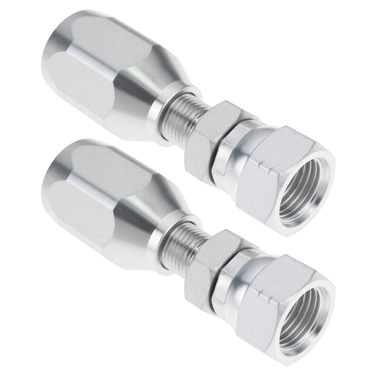 OTOTEC 2 Accesorios de Manguera Hidráulica Reutilizables BSP de 3/8'' para Manguera de Alambre R1T 1SN