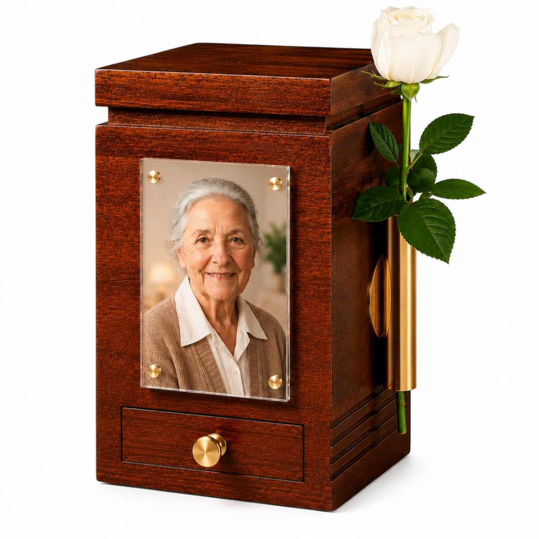 Photo 1 of Eternal Haven Solid Wood Cremation Urn