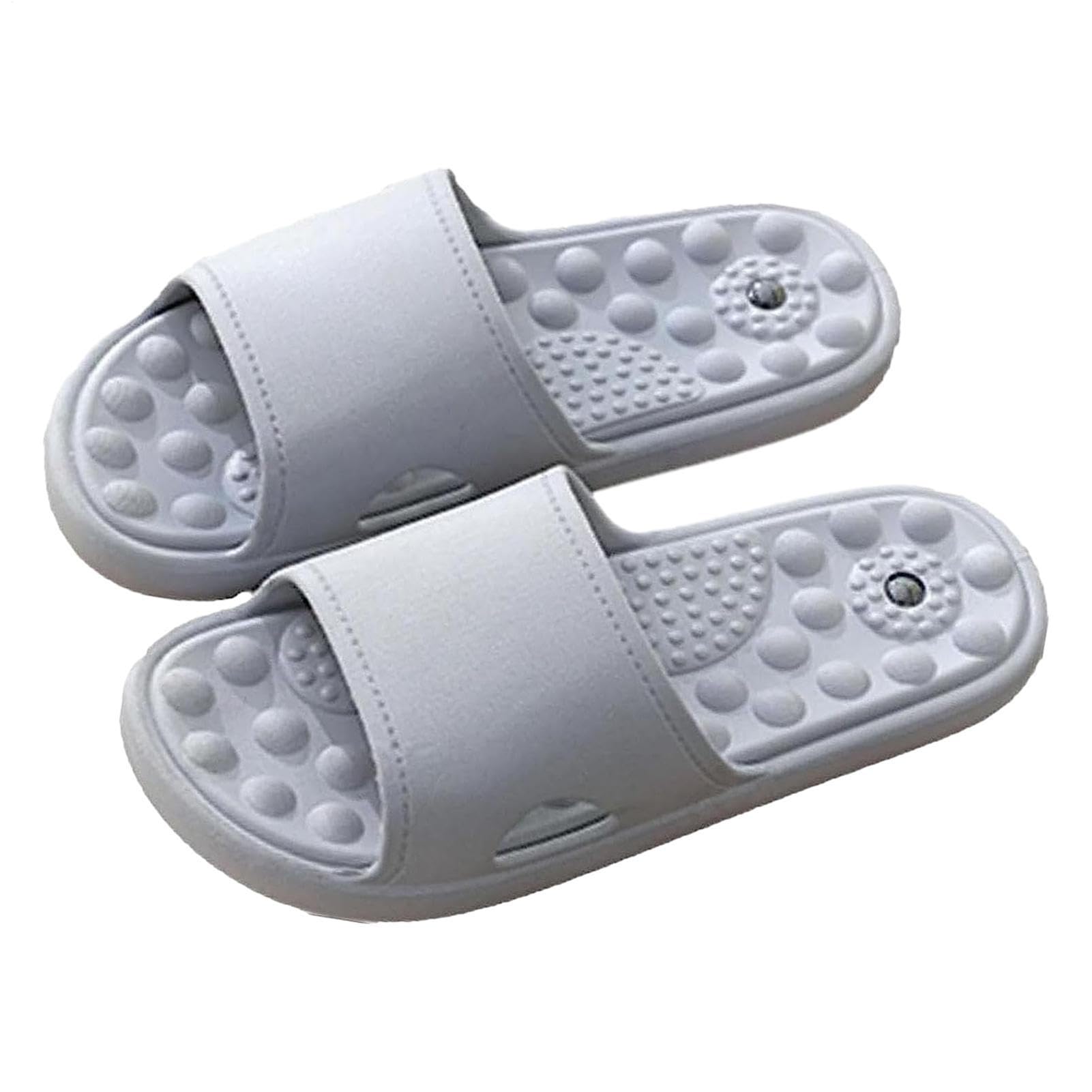 Masajeador de fascitis plantar, zapatillas de masaje de pies acupresión, zapatos, sandalias de reflexología, regalo de relajación para mamá papá, amarillo/verde/gris/rosa/azul marino, 36-37/38-39/40