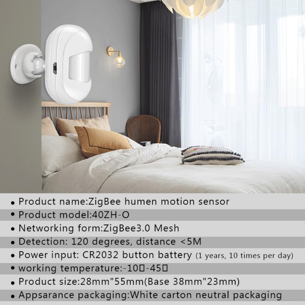 Human Body Sensor, PIR Motion Detectors For Tuya Indoor Outdoor Infrared Light Human Motion Sensor For Home - Image 4
