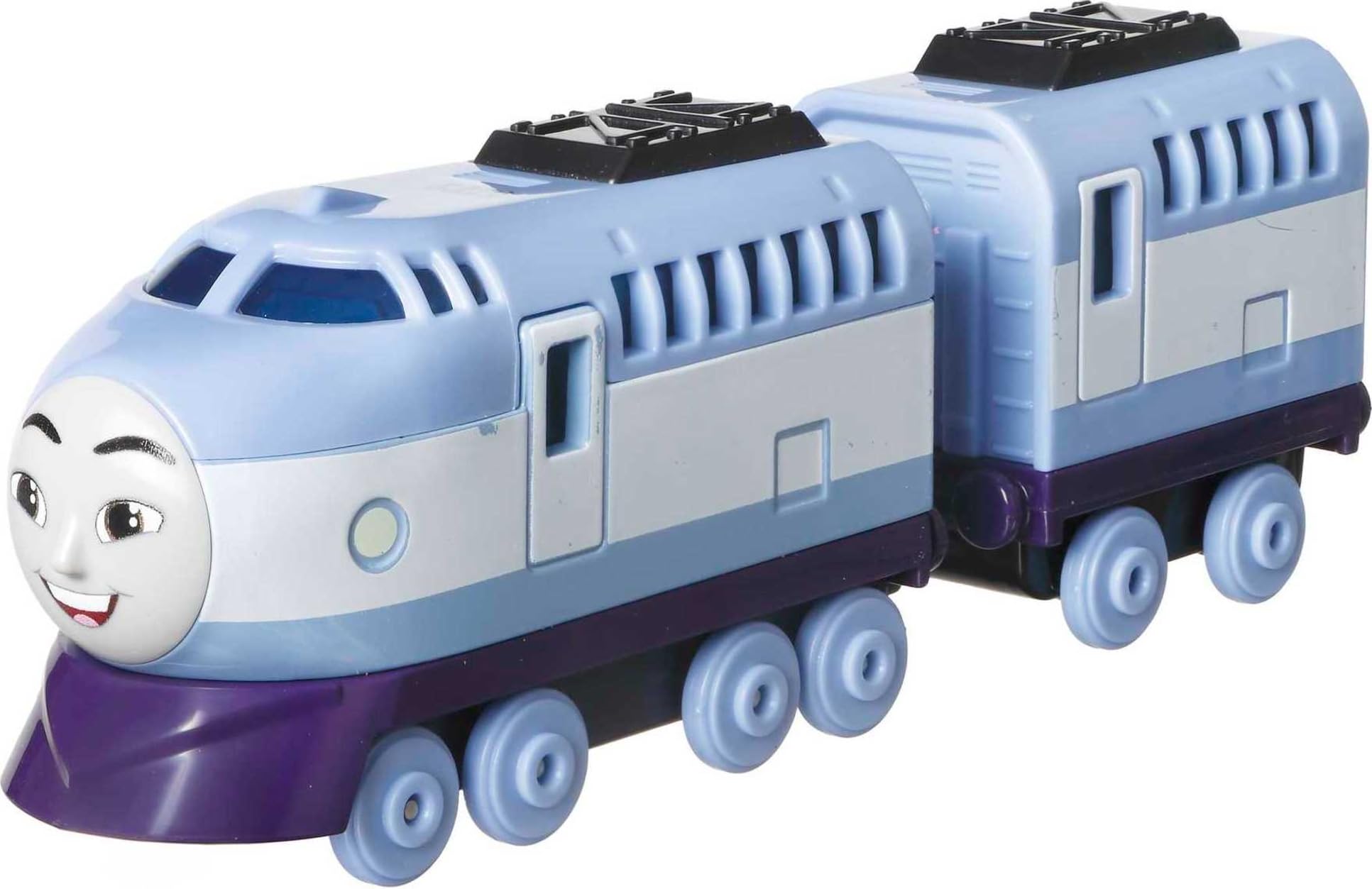 THOMAS & FRIENDSFisher-Price die-cast Push-Along Kenji Toy Train Engine for Preschool Kids Ages 3 Years and Older