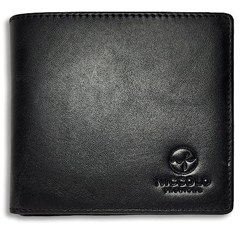 Large Wallet for Men with 7 slots for credit cards and 1 ID Window. Oversized Slim Design to fit in your pocket, Not Bulky. Bifold Wallet Organizer. Quality Leather. 4 1/4 in X 4 in2